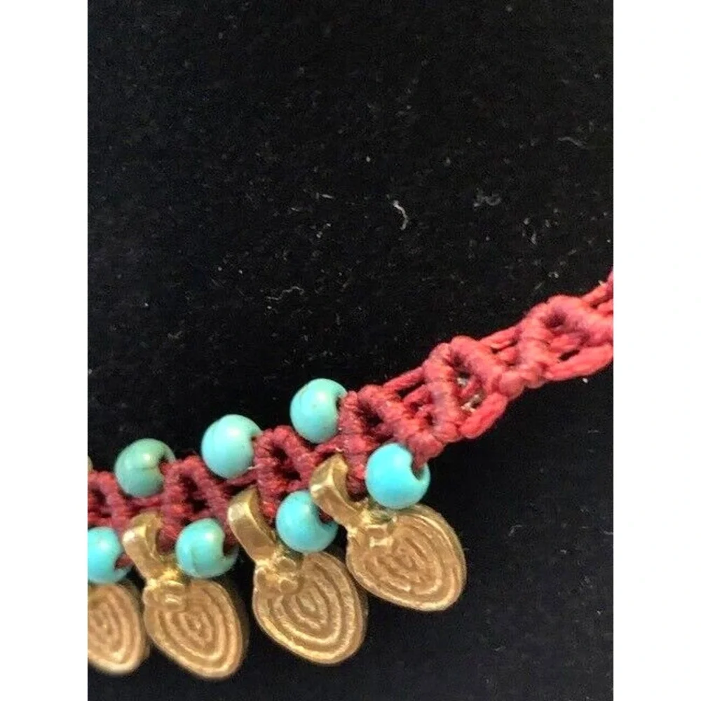 Statement Necklace Handmade Paulina Barcelona OOAK Boho Ethnic Adjustable Spain
